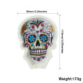 Wholesale plastic non-slip ghost pattern ashtray one display box, 6 colors